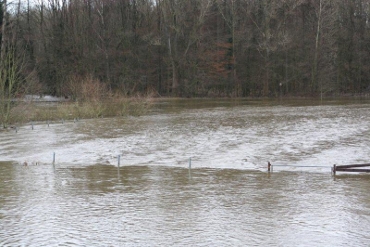 Hochwasser an der Ems